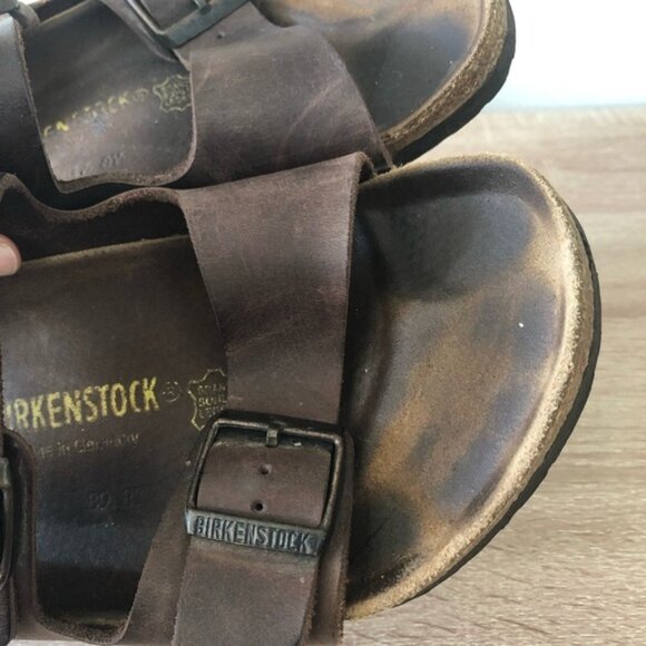 Birkenstock Milano Brown Sandals size 42 - Picture 16 of 16